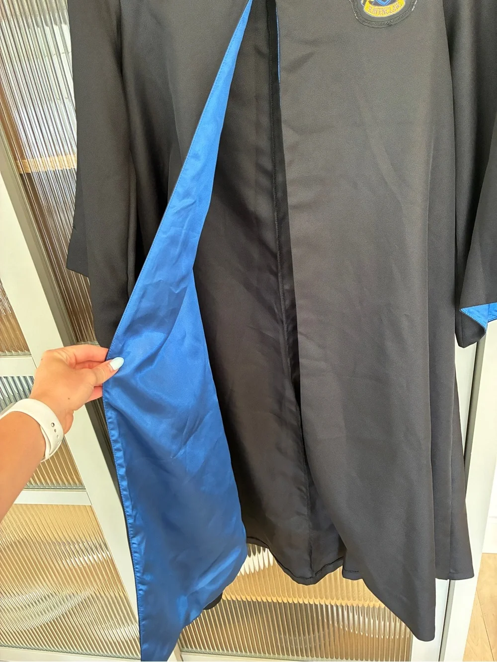 Kids Harry Potter Ravenclaw Robe with Blue Lining